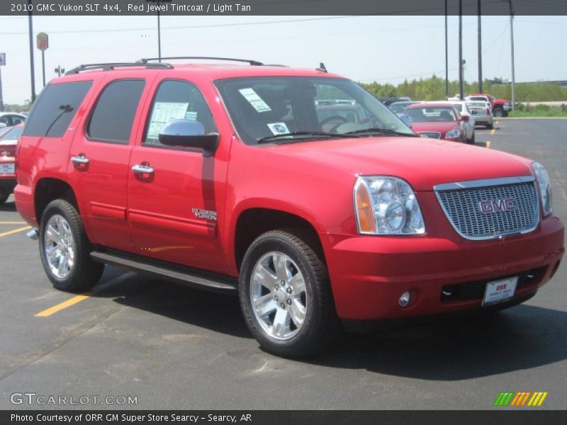 Red Jewel Tintcoat / Light Tan 2010 GMC Yukon SLT 4x4