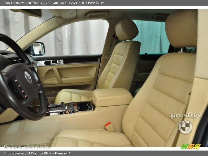 Offroad Grey Metallic / Pure Beige 2004 Volkswagen Touareg V8