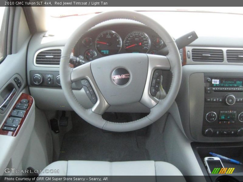 Red Jewel Tintcoat / Light Tan 2010 GMC Yukon SLT 4x4