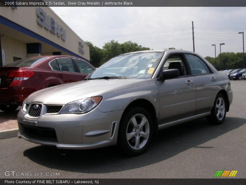 Steel Gray Metallic / Anthracite Black 2006 Subaru Impreza 2.5i Sedan