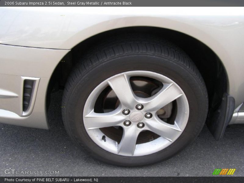 Steel Gray Metallic / Anthracite Black 2006 Subaru Impreza 2.5i Sedan