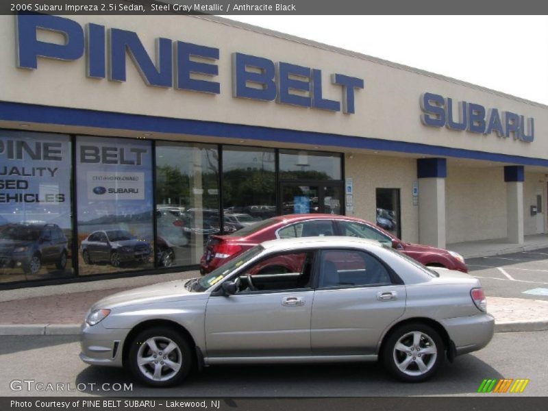 Steel Gray Metallic / Anthracite Black 2006 Subaru Impreza 2.5i Sedan