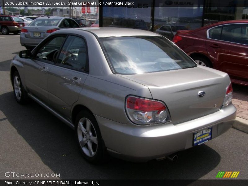 Steel Gray Metallic / Anthracite Black 2006 Subaru Impreza 2.5i Sedan