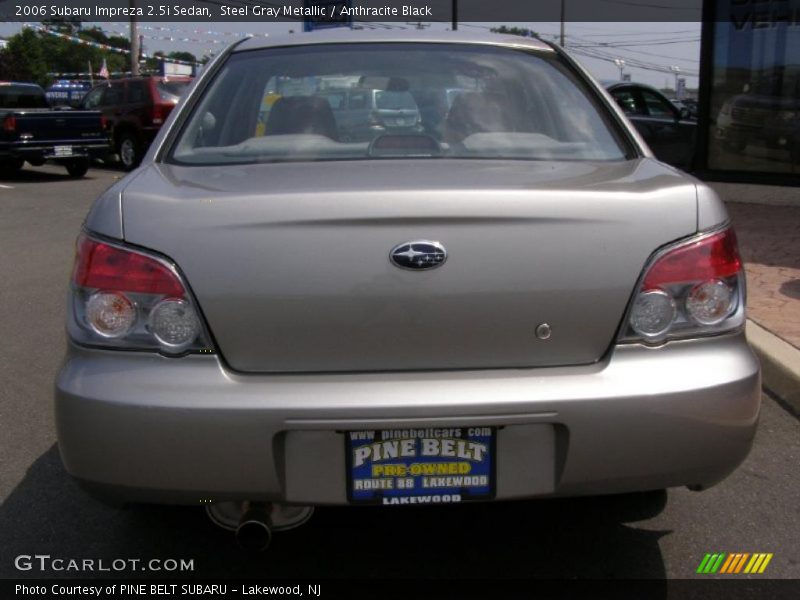 Steel Gray Metallic / Anthracite Black 2006 Subaru Impreza 2.5i Sedan
