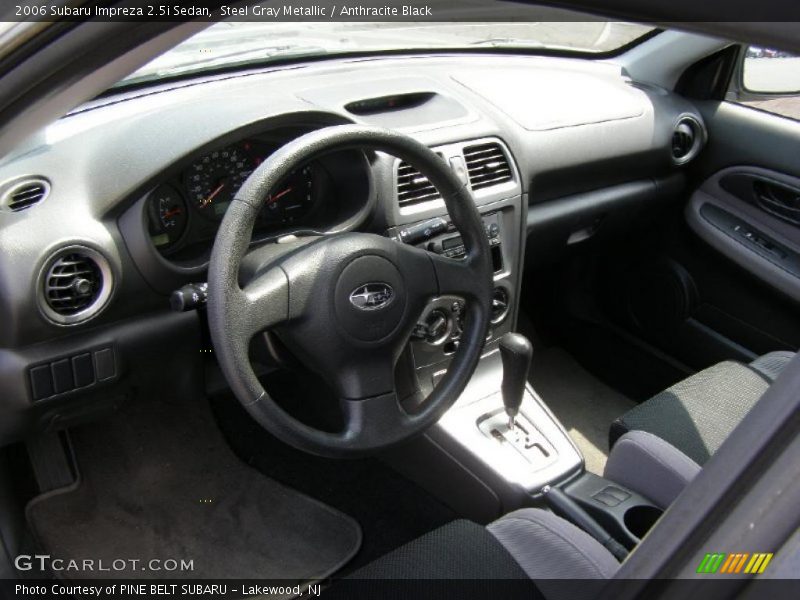 Steel Gray Metallic / Anthracite Black 2006 Subaru Impreza 2.5i Sedan