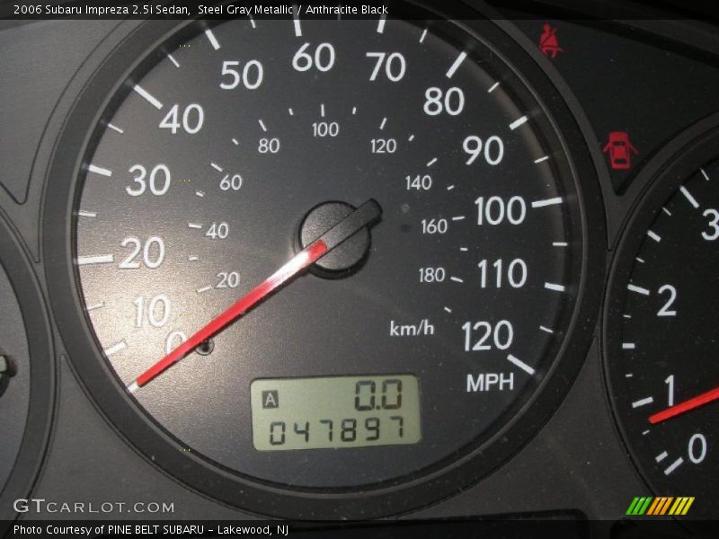 Steel Gray Metallic / Anthracite Black 2006 Subaru Impreza 2.5i Sedan