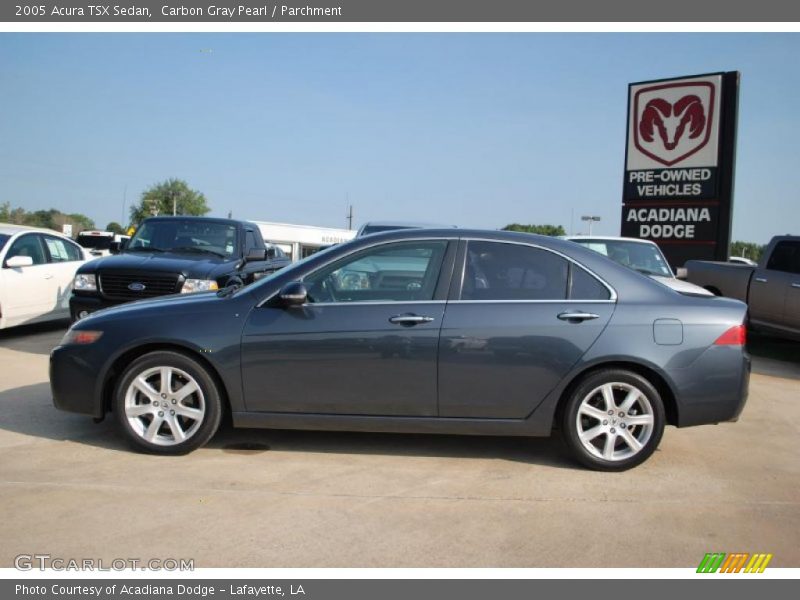 Carbon Gray Pearl / Parchment 2005 Acura TSX Sedan
