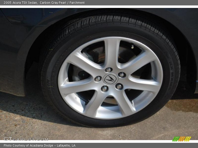 Carbon Gray Pearl / Parchment 2005 Acura TSX Sedan