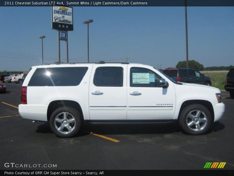 Summit White / Light Cashmere/Dark Cashmere 2011 Chevrolet Suburban LTZ 4x4