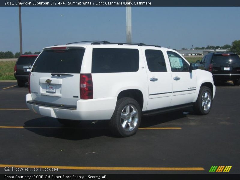 Summit White / Light Cashmere/Dark Cashmere 2011 Chevrolet Suburban LTZ 4x4