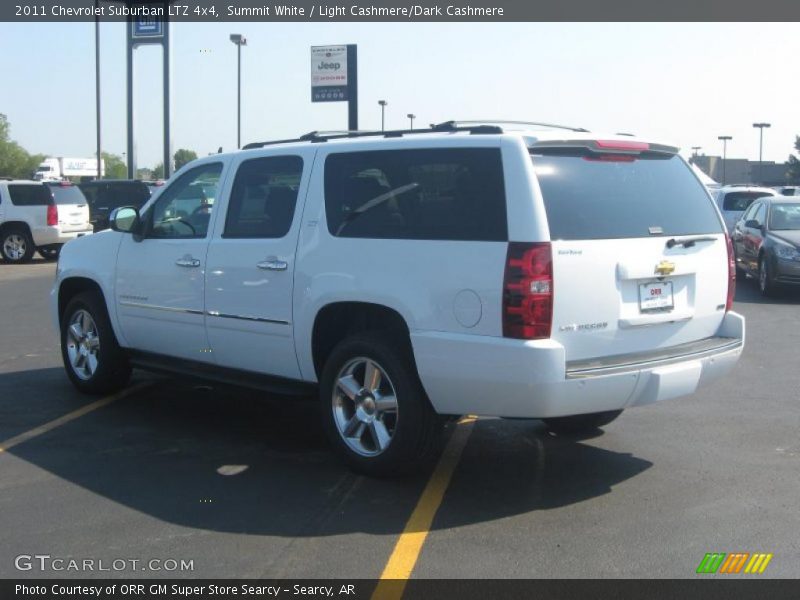 Summit White / Light Cashmere/Dark Cashmere 2011 Chevrolet Suburban LTZ 4x4