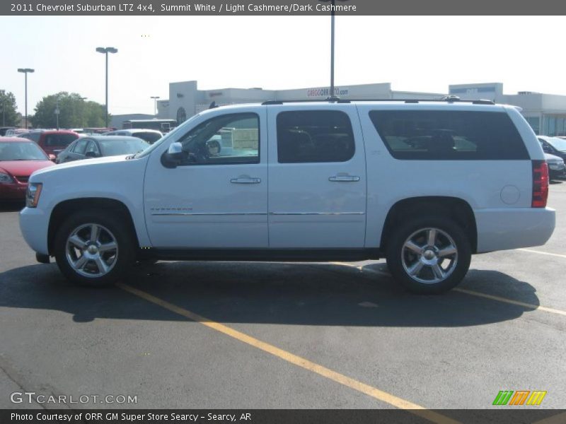 Summit White / Light Cashmere/Dark Cashmere 2011 Chevrolet Suburban LTZ 4x4