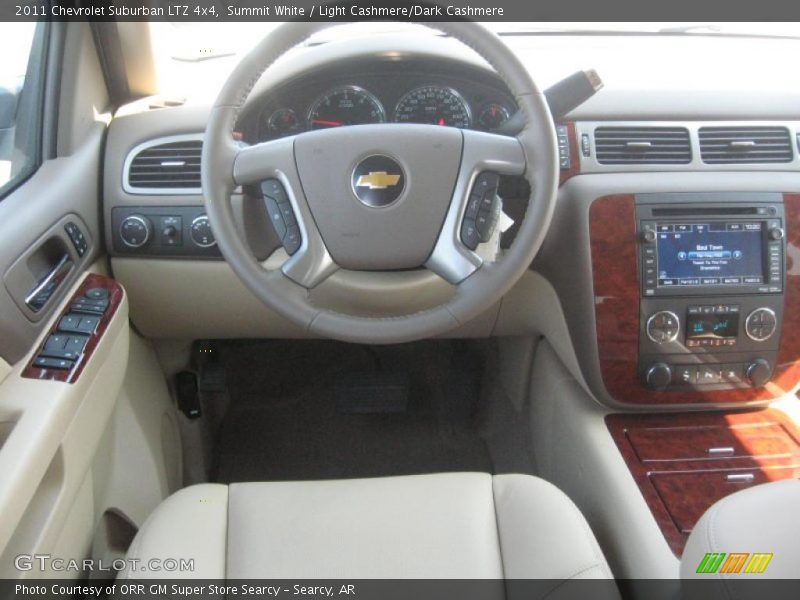 Summit White / Light Cashmere/Dark Cashmere 2011 Chevrolet Suburban LTZ 4x4