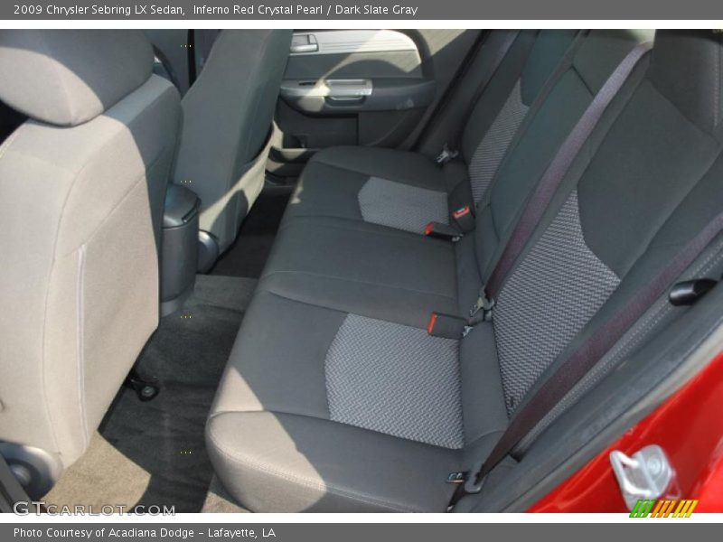 Inferno Red Crystal Pearl / Dark Slate Gray 2009 Chrysler Sebring LX Sedan
