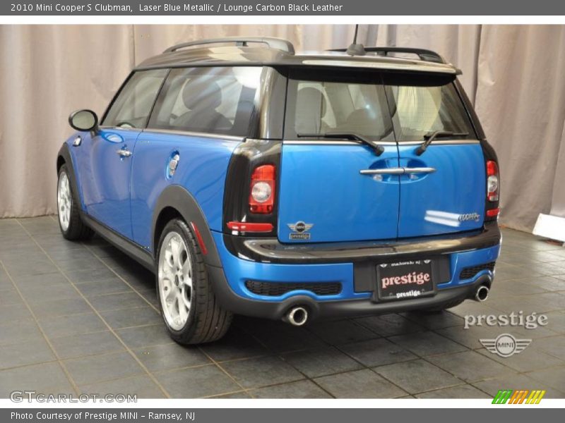 Laser Blue Metallic / Lounge Carbon Black Leather 2010 Mini Cooper S Clubman