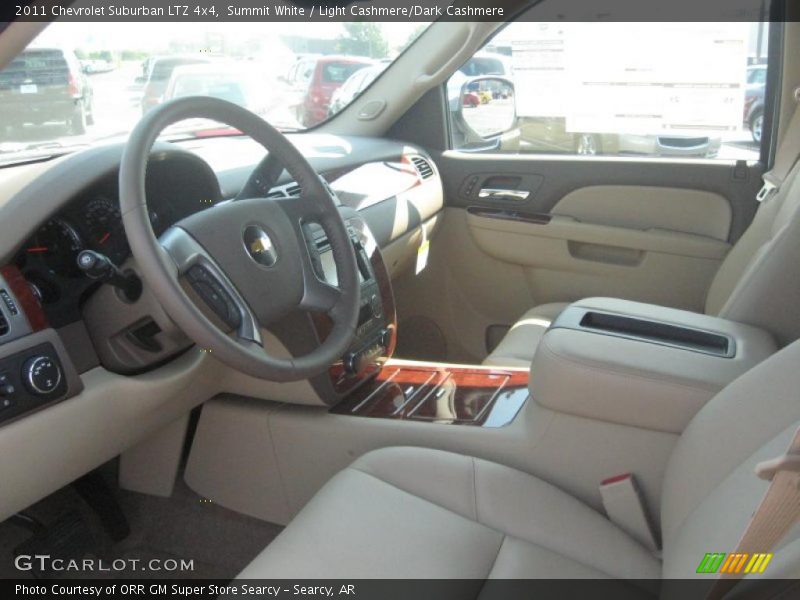 Summit White / Light Cashmere/Dark Cashmere 2011 Chevrolet Suburban LTZ 4x4