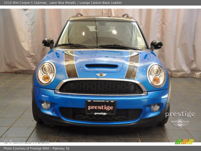 Laser Blue Metallic / Lounge Carbon Black Leather 2010 Mini Cooper S Clubman