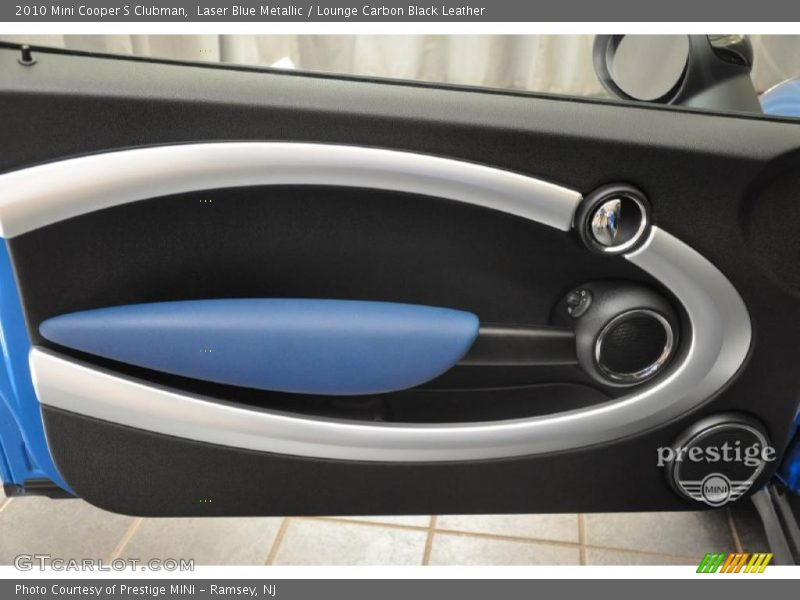Laser Blue Metallic / Lounge Carbon Black Leather 2010 Mini Cooper S Clubman