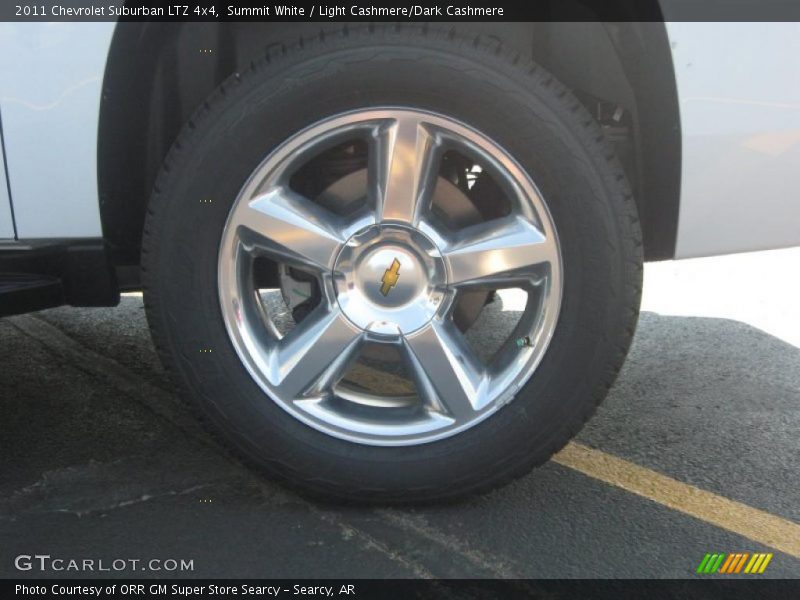 Summit White / Light Cashmere/Dark Cashmere 2011 Chevrolet Suburban LTZ 4x4
