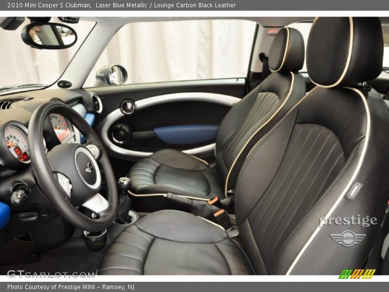 Laser Blue Metallic / Lounge Carbon Black Leather 2010 Mini Cooper S Clubman