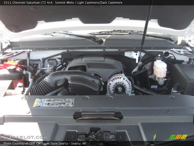 Summit White / Light Cashmere/Dark Cashmere 2011 Chevrolet Suburban LTZ 4x4