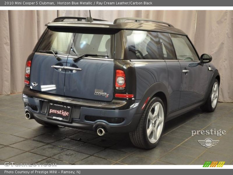 Horizon Blue Metallic / Ray Cream Leather/Carbon Black 2010 Mini Cooper S Clubman