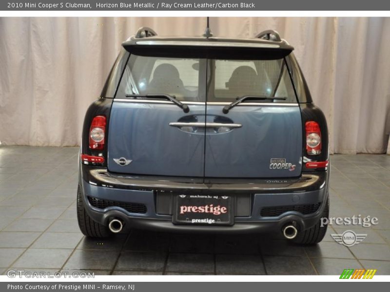 Horizon Blue Metallic / Ray Cream Leather/Carbon Black 2010 Mini Cooper S Clubman