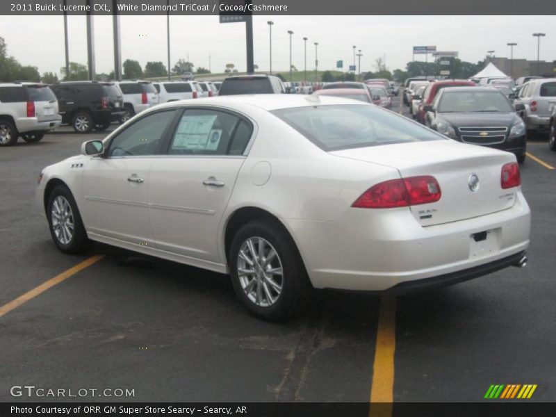 White Diamond TriCoat / Cocoa/Cashmere 2011 Buick Lucerne CXL