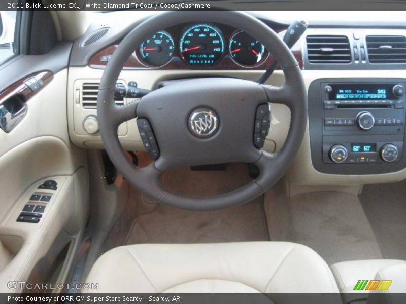 White Diamond TriCoat / Cocoa/Cashmere 2011 Buick Lucerne CXL