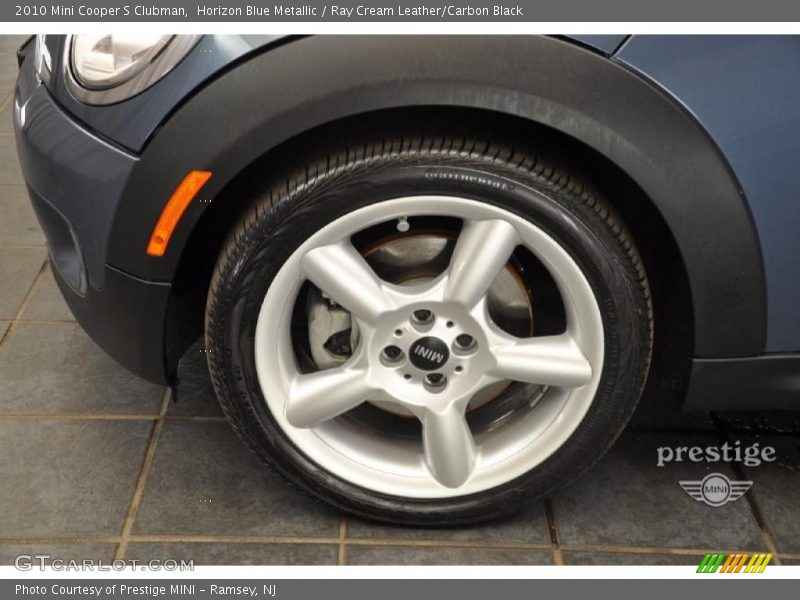 Horizon Blue Metallic / Ray Cream Leather/Carbon Black 2010 Mini Cooper S Clubman