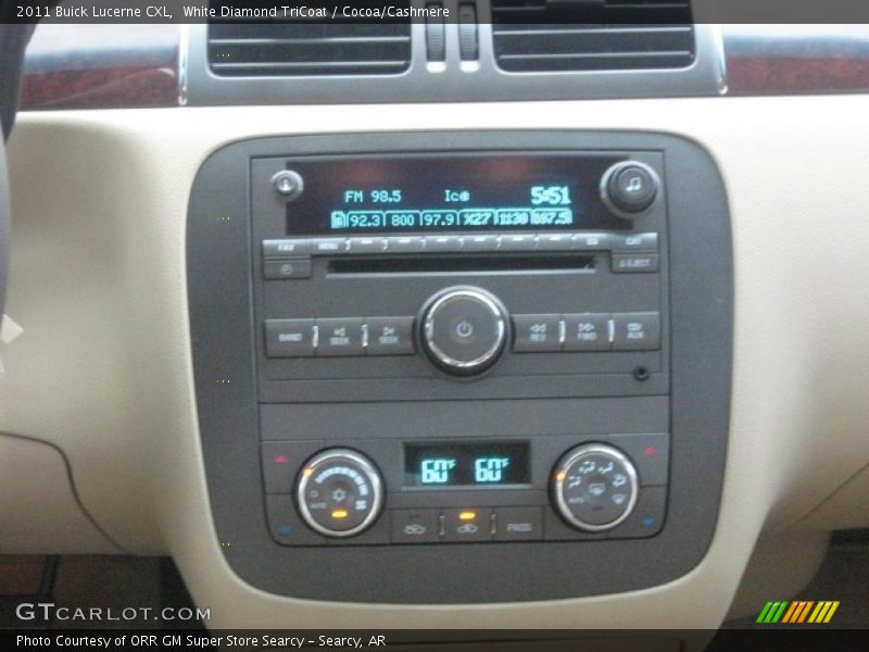 White Diamond TriCoat / Cocoa/Cashmere 2011 Buick Lucerne CXL