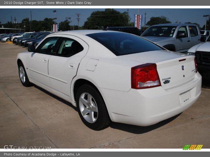 Stone White / Dark Slate Gray 2010 Dodge Charger SXT