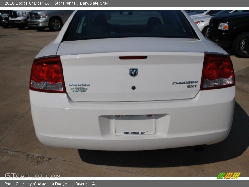 Stone White / Dark Slate Gray 2010 Dodge Charger SXT