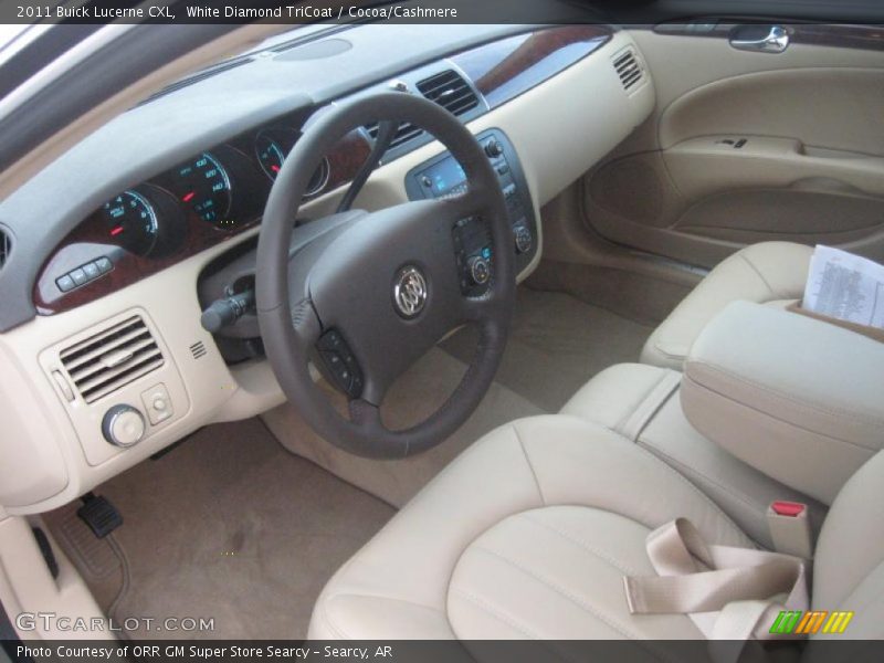 White Diamond TriCoat / Cocoa/Cashmere 2011 Buick Lucerne CXL