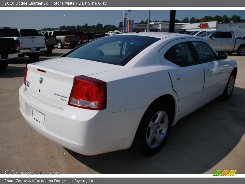 Stone White / Dark Slate Gray 2010 Dodge Charger SXT