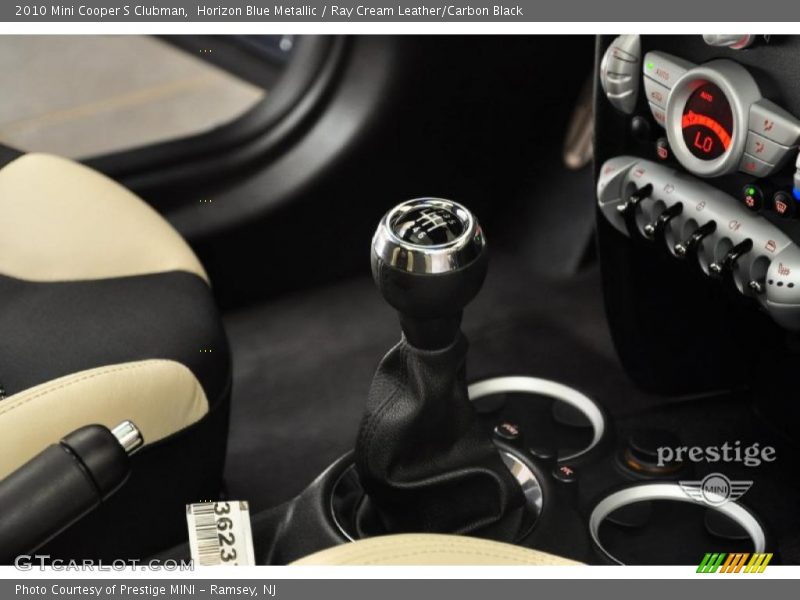Horizon Blue Metallic / Ray Cream Leather/Carbon Black 2010 Mini Cooper S Clubman