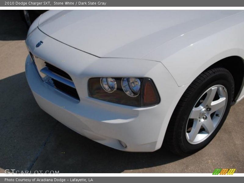 Stone White / Dark Slate Gray 2010 Dodge Charger SXT