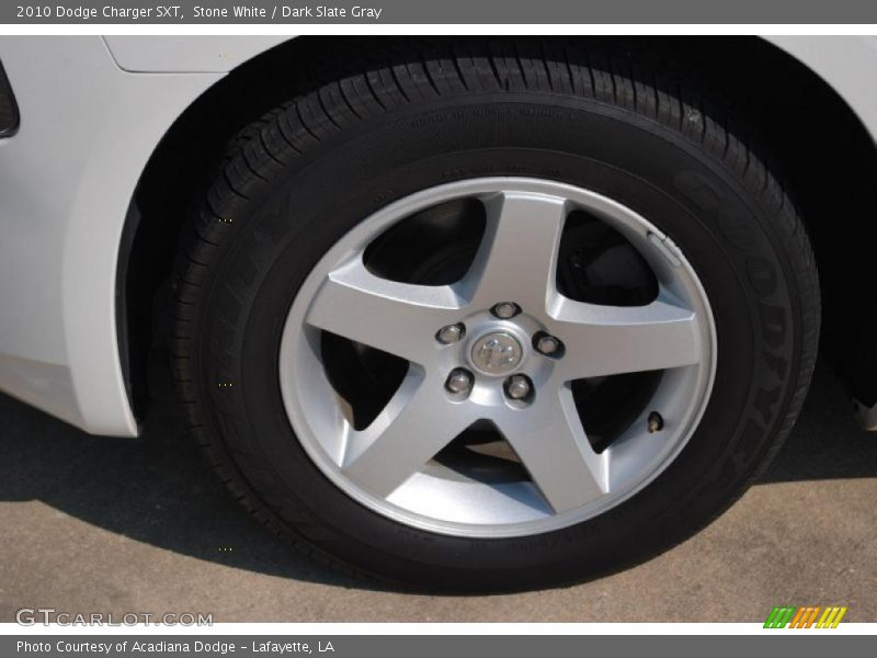 Stone White / Dark Slate Gray 2010 Dodge Charger SXT