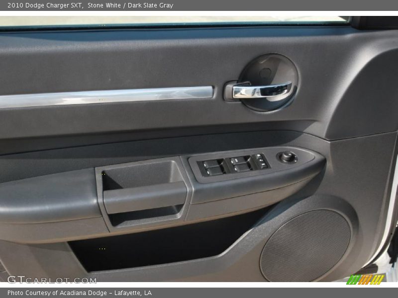 Stone White / Dark Slate Gray 2010 Dodge Charger SXT