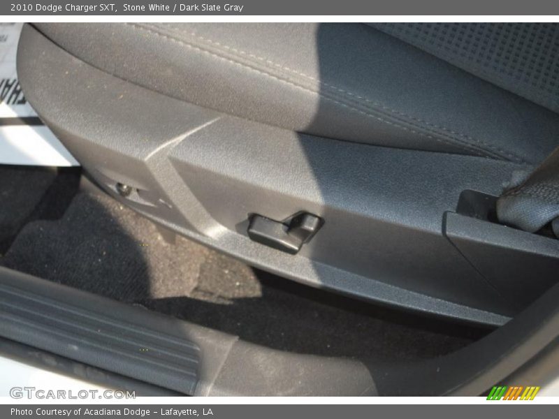 Stone White / Dark Slate Gray 2010 Dodge Charger SXT