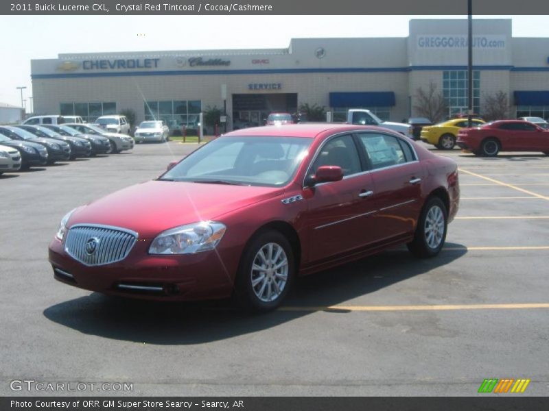 Crystal Red Tintcoat / Cocoa/Cashmere 2011 Buick Lucerne CXL