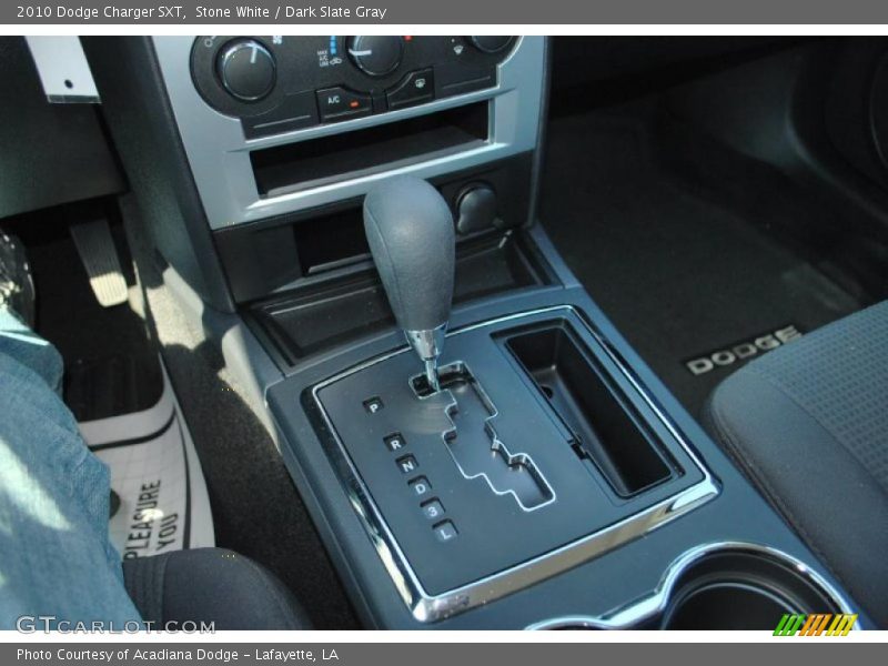 Stone White / Dark Slate Gray 2010 Dodge Charger SXT