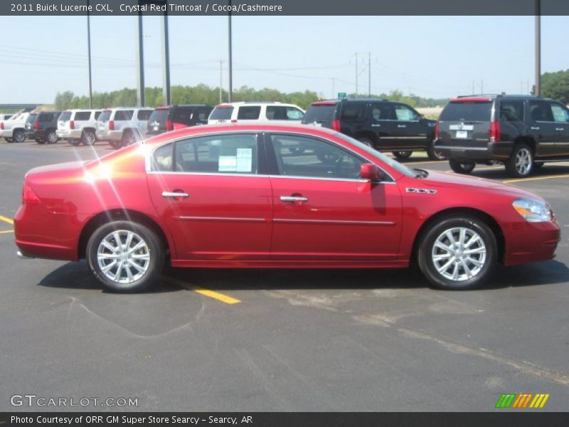 Crystal Red Tintcoat / Cocoa/Cashmere 2011 Buick Lucerne CXL