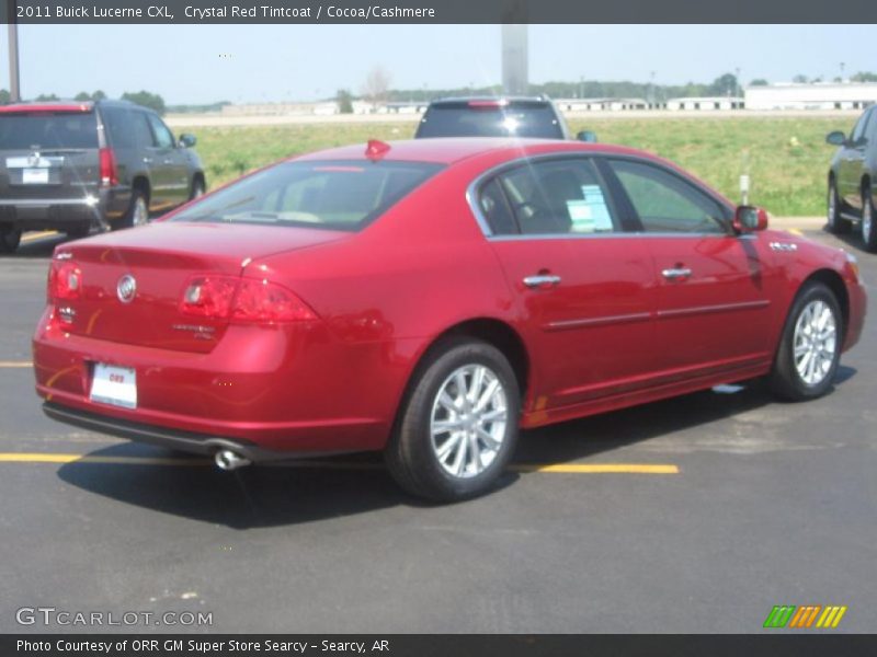 Crystal Red Tintcoat / Cocoa/Cashmere 2011 Buick Lucerne CXL