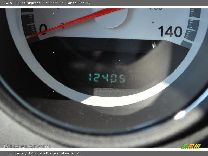 Stone White / Dark Slate Gray 2010 Dodge Charger SXT