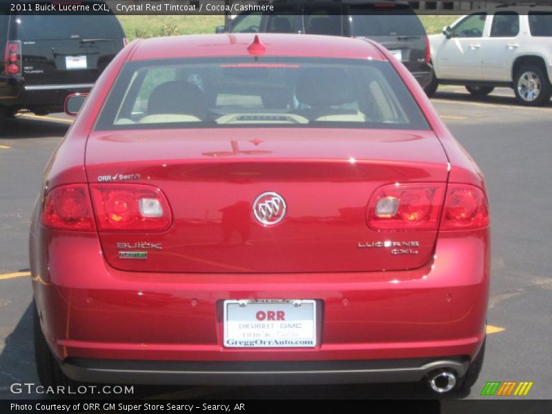 Crystal Red Tintcoat / Cocoa/Cashmere 2011 Buick Lucerne CXL