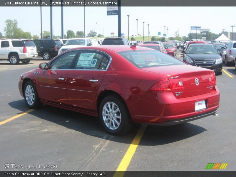 Crystal Red Tintcoat / Cocoa/Cashmere 2011 Buick Lucerne CXL