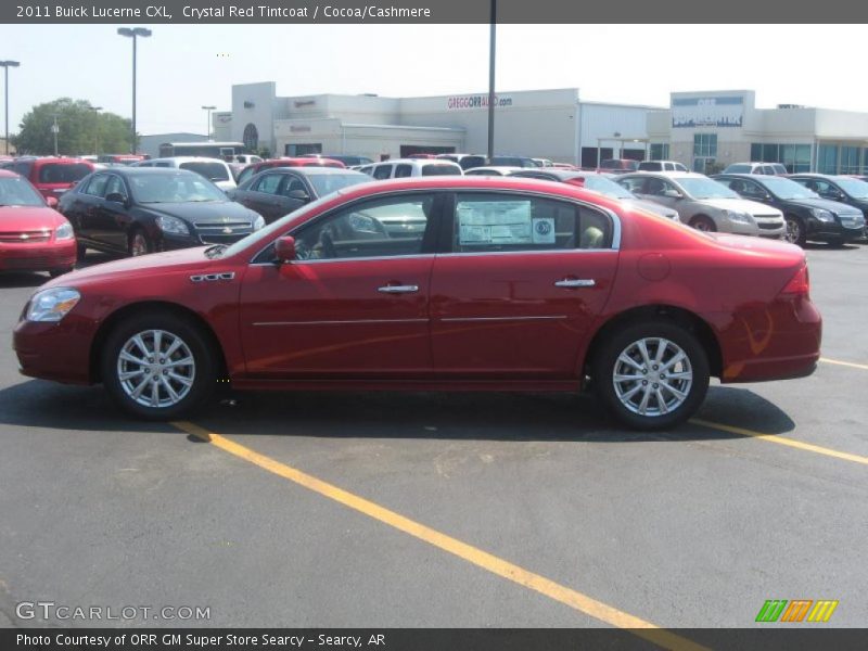 Crystal Red Tintcoat / Cocoa/Cashmere 2011 Buick Lucerne CXL