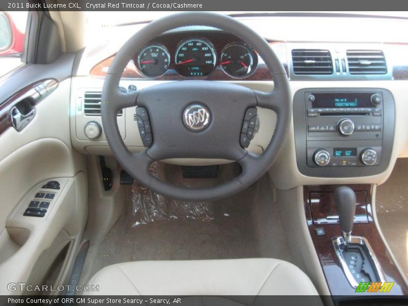Crystal Red Tintcoat / Cocoa/Cashmere 2011 Buick Lucerne CXL