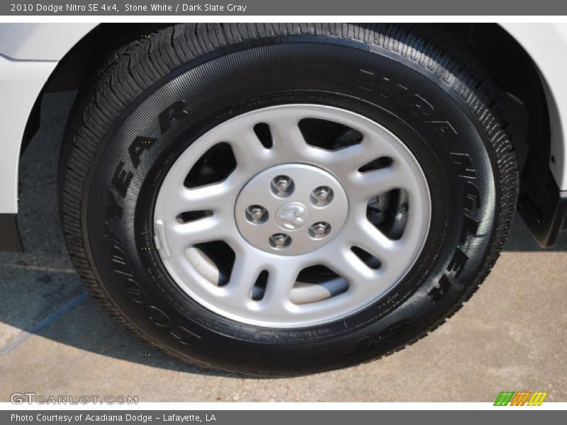 Stone White / Dark Slate Gray 2010 Dodge Nitro SE 4x4